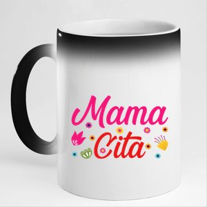 Mamacita Gift Funny Cinco De Mayo Mamacita Gift 11oz Black Color Changing Mug