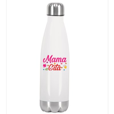 Mamacita Gift Funny Cinco De Mayo Mamacita Gift Stainless Steel Insulated Water Bottle