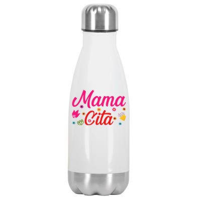 Mamacita Gift Funny Cinco De Mayo Mamacita Gift Stainless Steel Insulated Water Bottle