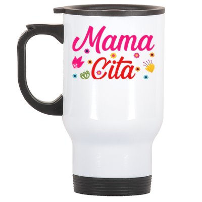 Mamacita Gift Funny Cinco De Mayo Mamacita Gift Stainless Steel Travel Mug