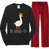 Me GooseTa Funny Mexican Spanish Goose Pun Classic Long Sleeve Pajama Set