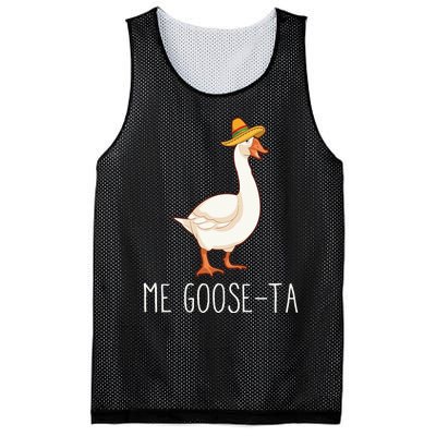 Me GooseTa Funny Mexican Spanish Goose Pun Classic Mesh Reversible Basketball Jersey Tank