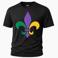Mardi Gras fleur de lis funny festival Cooling Performance Crew T-Shirt