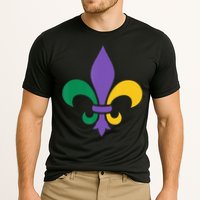 Mardi Gras fleur de lis funny festival Cooling Performance Crew T-Shirt