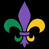 Mardi Gras fleur de lis funny festival Cooling Performance Crew T-Shirt