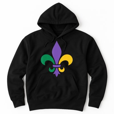 Mardi Gras fleur de lis funny festival Hoodie