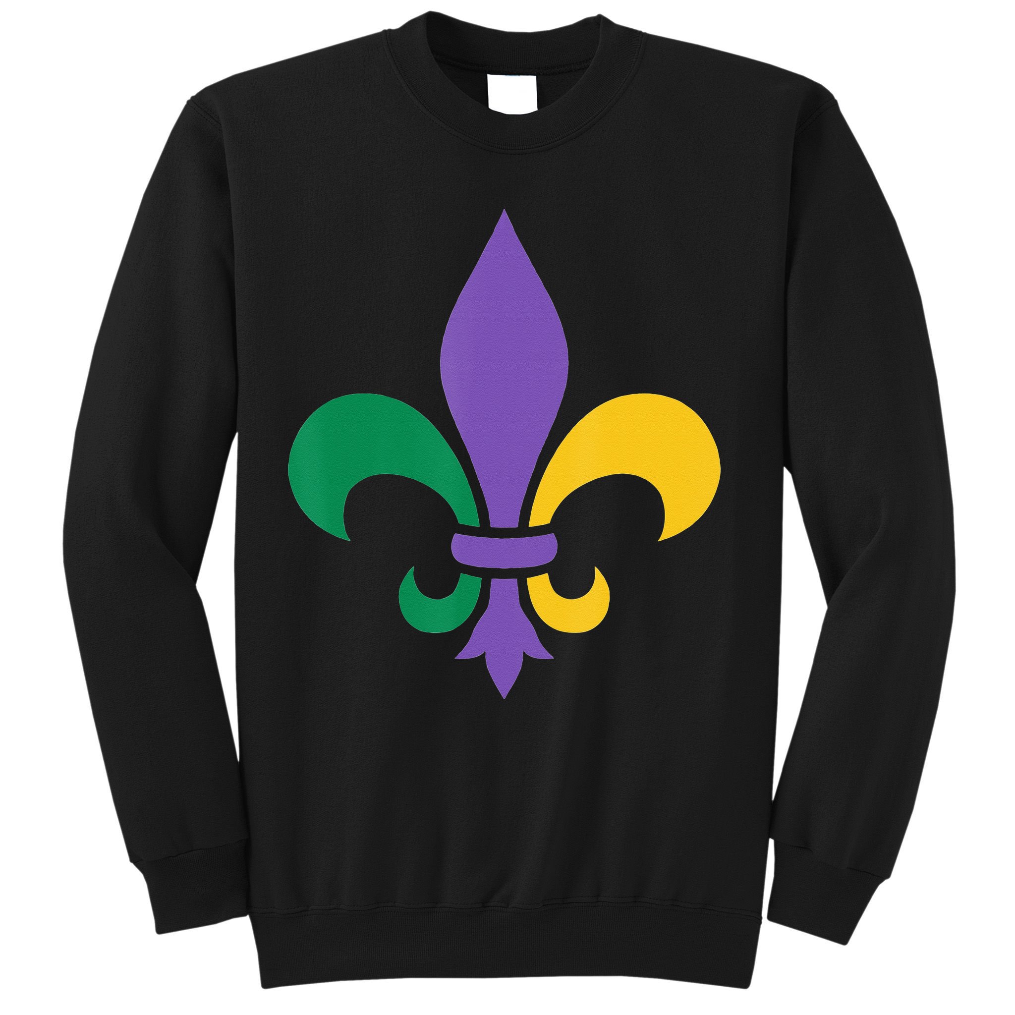 Mardi Gras fleur de lis funny festival Sweatshirt