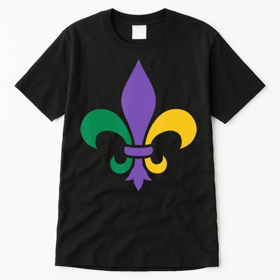 Mardi Gras fleur de lis funny festival Tall T-Shirt