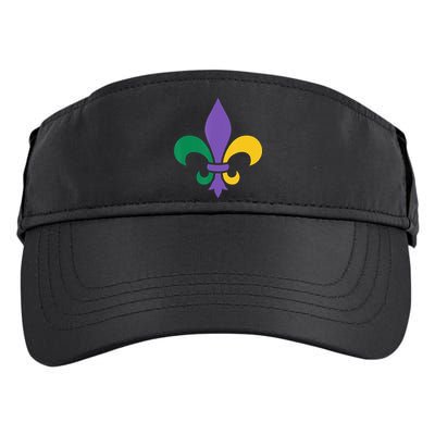 Mardi Gras fleur de lis funny festival Adult Drive Performance Visor