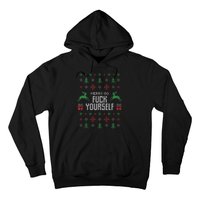 Merry Go Fuck Yourself I Funny Ugly Christmas Christmas Tank Top Hoodie