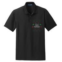 Merry Go Fuck Yourself I Funny Ugly Christmas Christmas Tank Top Dry Zone Grid Polo