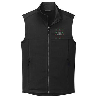 Merry Go Fuck Yourself I Funny Ugly Christmas Christmas Tank Top Collective Smooth Fleece Vest