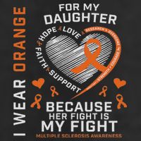 Ms Gifts Fight Daughter Multiple Sclerosis Awareness 11oz C Handle Ceramic Mug