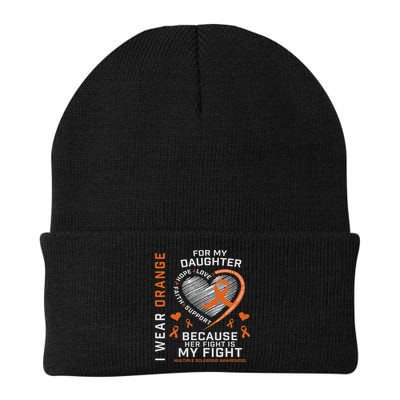 Ms Gifts Fight Daughter Multiple Sclerosis Awareness Knit Cap Winter Beanie