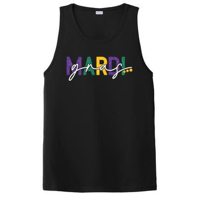 Mardi Gras Fleur De Lis PosiCharge Competitor Tank