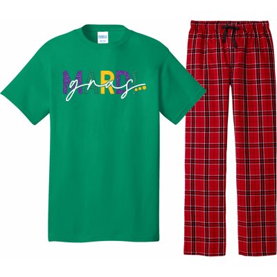 Mardi Gras Fleur De Lis Pajama Set