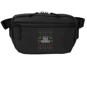 Merry Go Fuck Yourself Ugly Christmas Crossbody Pack