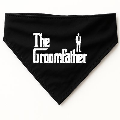 Mens Groom Father Funny Wedding Party Rehearsal Dinner Dad Gift USA-Made Doggie Bandana