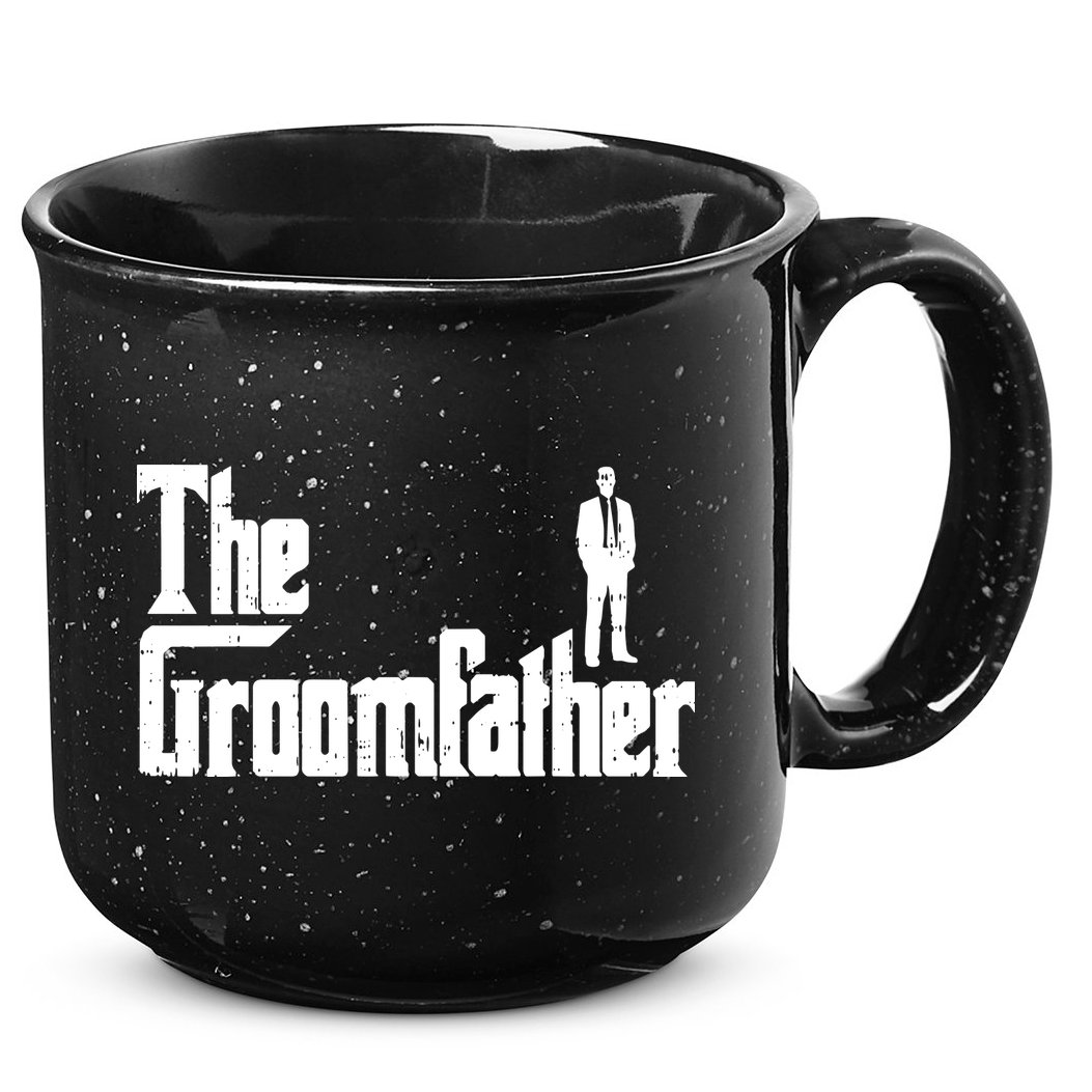 Mens Groom Father Funny Wedding Party Rehearsal Dinner Dad Gift 15oz Campfire Ceramic Mug