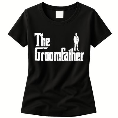 Mens Groom Father Funny Wedding Party Rehearsal Dinner Dad Gift Womens T-Shirt