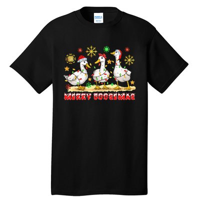 Merry Goosemas Funny Christmas Duck Silly Goose Memes Tall T-Shirt