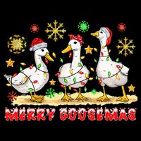 Merry Goosemas Funny Christmas Duck Silly Goose Memes 16 in Basic Backpack