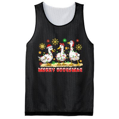 Merry Goosemas Funny Christmas Duck Silly Goose Memes Mesh Reversible Basketball Jersey Tank