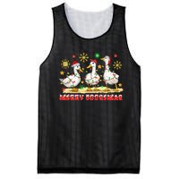 Merry Goosemas Funny Christmas Duck Silly Goose Memes Mesh Reversible Basketball Jersey Tank