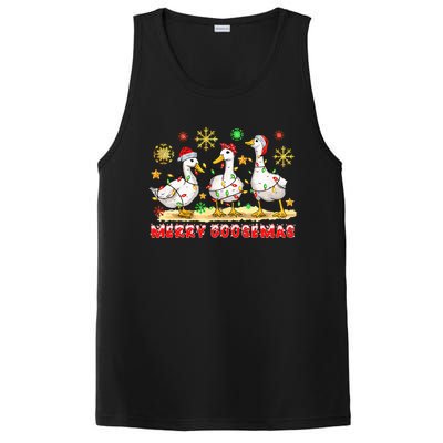 Merry Goosemas Funny Christmas Duck Silly Goose Memes PosiCharge Competitor Tank