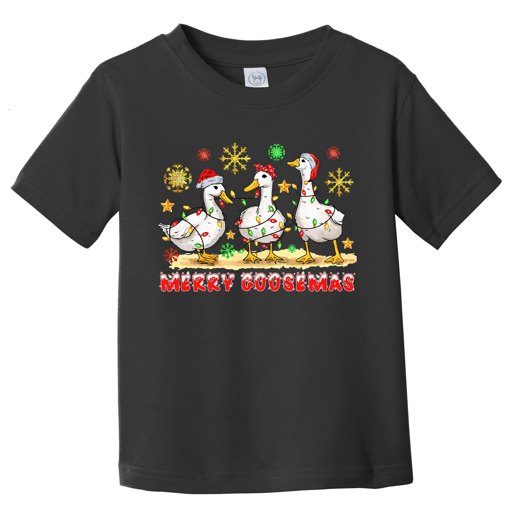 Merry Goosemas Funny Christmas Duck Silly Goose Memes Toddler T-Shirt