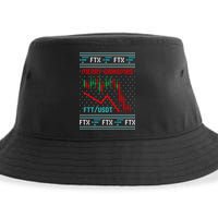 Merry Gainsmas FTX Crypto Cryptocurrency Funny Christmas Ugly Sweater Sustainable Bucket Hat