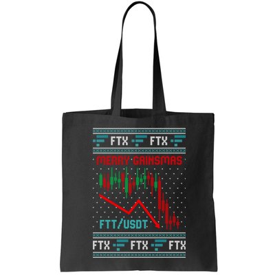 Merry Gainsmas FTX Crypto Cryptocurrency Funny Christmas Ugly Sweater Bag