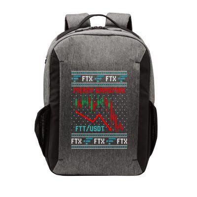 Merry Gainsmas FTX Crypto Cryptocurrency Funny Christmas Ugly Sweater Vector Backpack