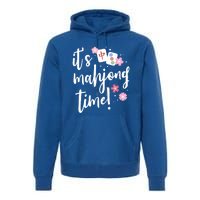 Mahjong Gift For Her Mahjong Player Gift Premium Hoodie