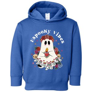 Mexican Ghost Flowers Espooky Vibes Spooky Conchas Halloween Cool Gift Toddler Hoodie