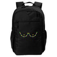 Mardi Gras Funny Beads Boobs Outline Gift Backpack