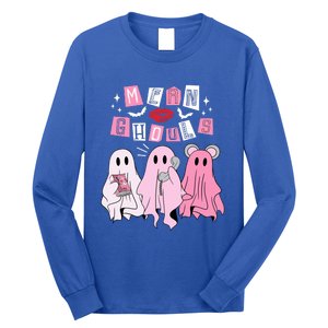 Mean Ghouls Funny Ghost Retro Scary Halloween Trick Or Treat Long Sleeve Shirt