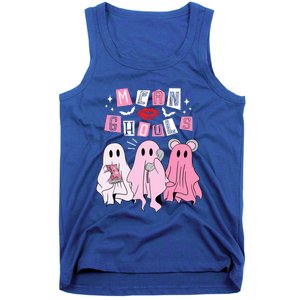 Mean Ghouls Funny Ghost Retro Scary Halloween Trick Or Treat Tank Top