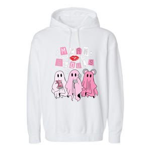 Mean Ghouls Funny Ghost Retro Scary Halloween Trick Or Treat Garment-Dyed Fleece Hoodie