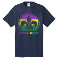 Mardi Gras Fleur De Lis Retro Sunset I Carnival Tall T-Shirt