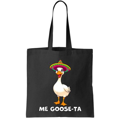 Me Gooseta Funny Goose Mexican Hat Me Gusta Spanish Puns Bag