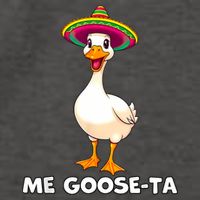 Me Gooseta Funny Goose Mexican Hat Me Gusta Spanish Puns Vector Backpack