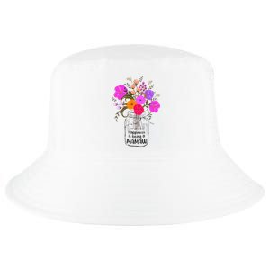 Mom Grandma Floral Gift Happiness Is Being A Mamaw Cool Comfort Performance Bucket Hat