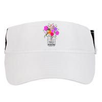 Mom Grandma Floral Gift Happiness Is Being A Mamaw Adult Drive Performance Visor