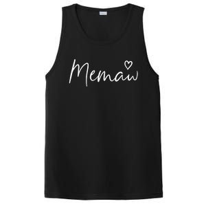 Memaw Gifts For Women Grandma Heart MotherS Day Memaw PosiCharge Competitor Tank