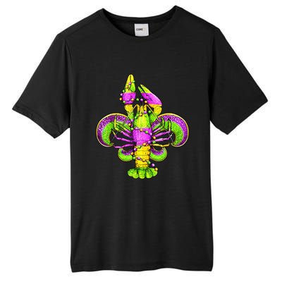 Mardi Gras Fleur De Lis Crawfish Tall Fusion ChromaSoft Performance T-Shirt