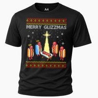 Merry Glizzmas Funny Christmas Cooling Performance Crew T-Shirt