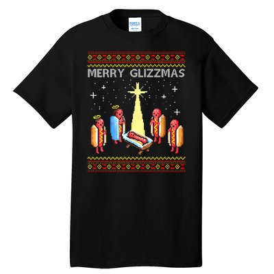 Merry Glizzmas Funny Christmas Tall T-Shirt