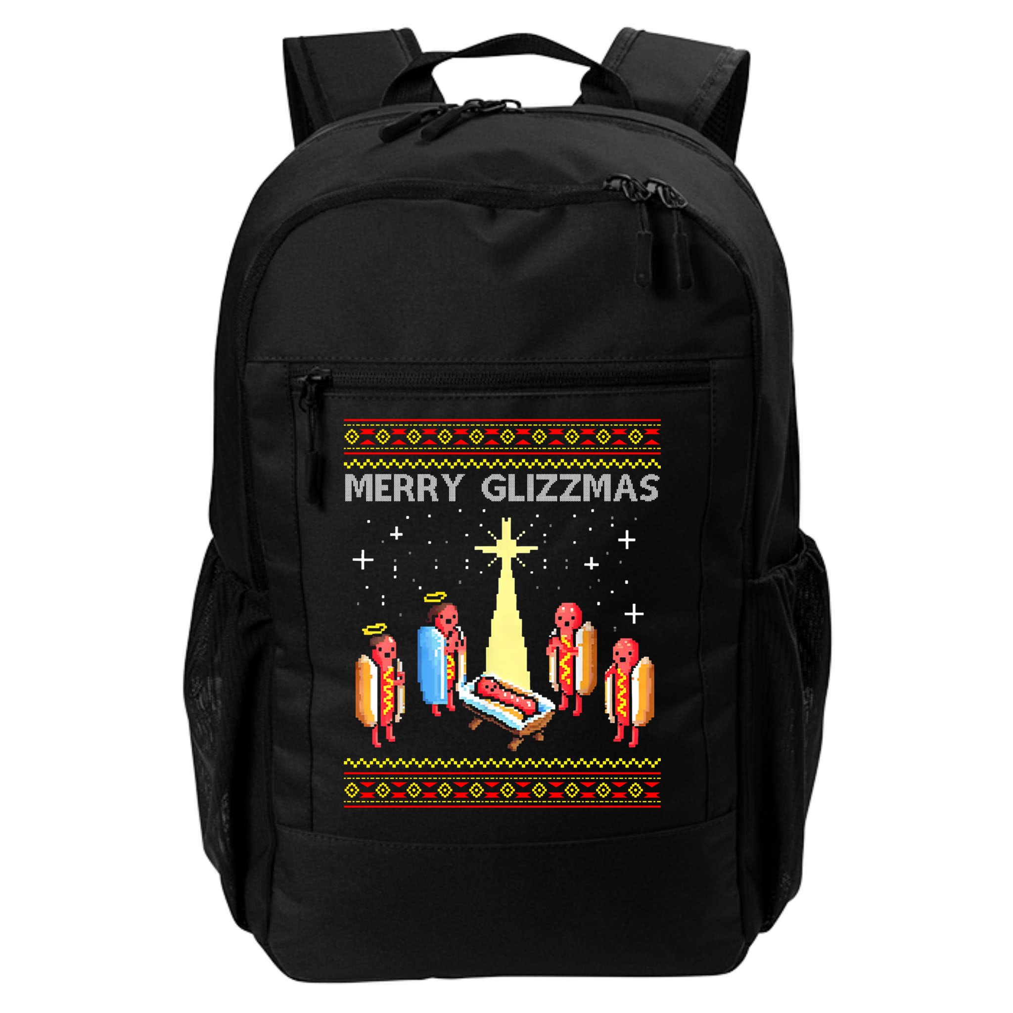 Merry Glizzmas Funny Christmas Backpack