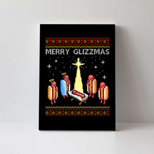 Merry Glizzmas Funny Christmas Canvas